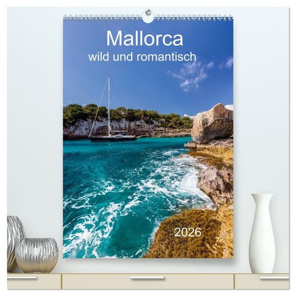 Produktbild: Mallorca - wild und romantisch (hochwertiger Premium Wandkalender 2026 DIN A2 hoch), Kunstdruck in Hochglanz