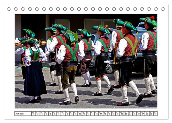 Produktbild: S&uuml;dtirol - Das Gadertal und seine Naturparks (Tischkalender 2026 DIN A5 quer), CALVENDO Monatskalender