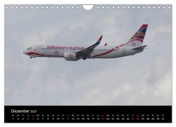 Produktbild: Deutsche Airlines (Wandkalender 2027 DIN A4 quer), CALVENDO Monatskalender