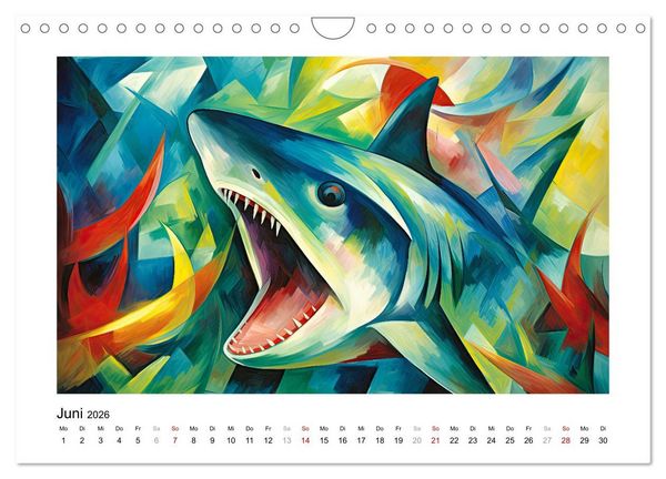 Produktbild: Unterwasserwelt, bunt und wundersch&ouml;n (Wandkalender 2026 DIN A4 quer), CALVENDO Monatskalender