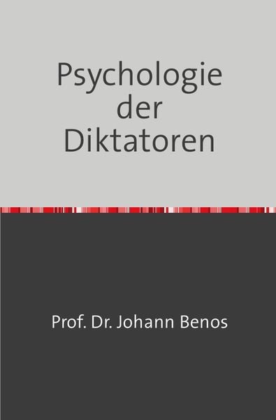 Produktbild: Psychologie der Diktatoren