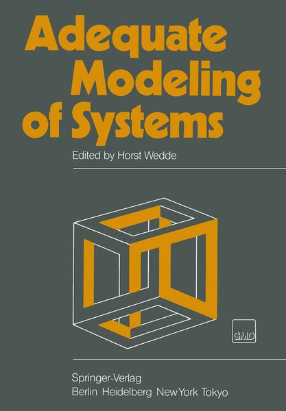 Produktbild: Adequate Modeling of Systems