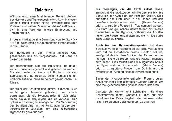 Produktbild: Hypnosetexte zum Vorlesen und selber Zusammenstellen 10