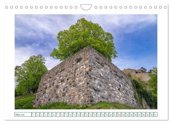 Produktbild: Festungsruine Hohentwiel im sch&ouml;nen Hegau (Wandkalender 2026 DIN A4 quer), CALVENDO Monatskalender