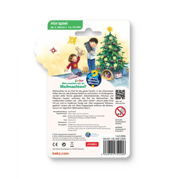 Produktbild: Wieso? Weshalb? Warum? Junior - Was machen wir an Weihnachten?,1 Audio-Chip