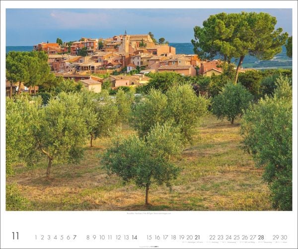 Produktbild: Provence Kalender 2027 - Bl&uuml;hende Lavendelfelder und malerische D&ouml;rfer