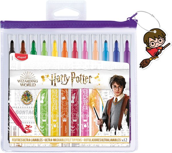 Produktbild: Maped Fasermaler Harry Potter 12 St&uuml;ck