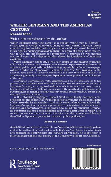 Produktbild: Walter Lippmann and the American Century