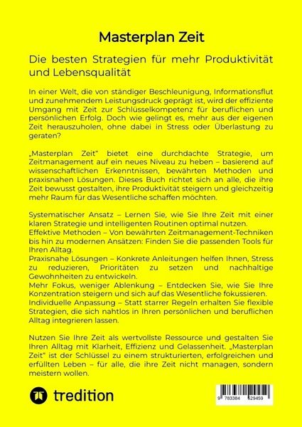 Produktbild: Masterplan Zeit