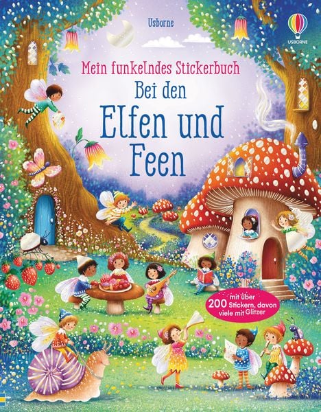 Produktbild: Mein funkelndes Stickerbuch: Bei den Elfen und Feen