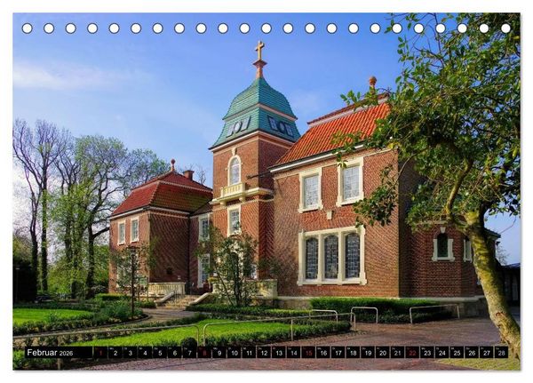 Produktbild: Neuharlingersiel - Ostfrieslands sch&ouml;nstes Hafenst&auml;dtchen (Tischkalender 2026 DIN A5 quer), CALVENDO Monatskalender