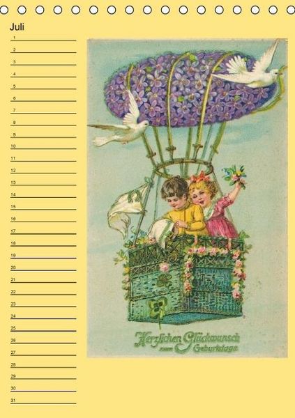 Produktbild: Gl&uuml;ckw&uuml;nsche von anno dazumal (Tischkalender immerw&auml;hrend DIN A5 hoch)