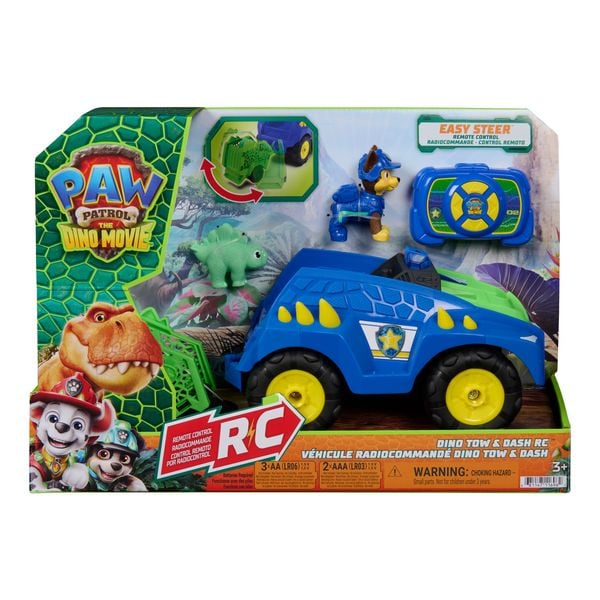 Produktbild: PAW Patrol: Der Dino Film, Chase' ferngesteuertes Dino Rettungs-Fahrzeug, RC Cruiser