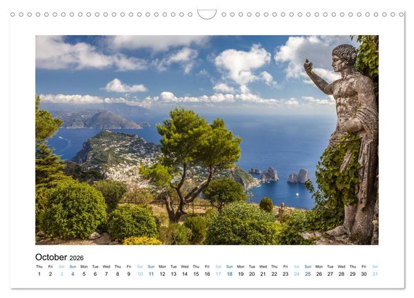 Produktbild: Dream Islands Capri and Ischia (Wall Calendar 2026 DIN A3 landscape), CALVENDO 12 Month Wall Calendar