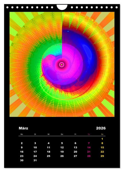 Produktbild: Energie-Spiralen 2026 (Wandkalender 2026 DIN A4 hoch), CALVENDO Monatskalender