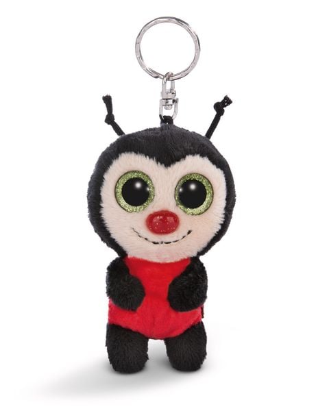 NICI Schlüsselanhänger GLUBSCHIS Marienkäfer Lily May schwarz 9cm