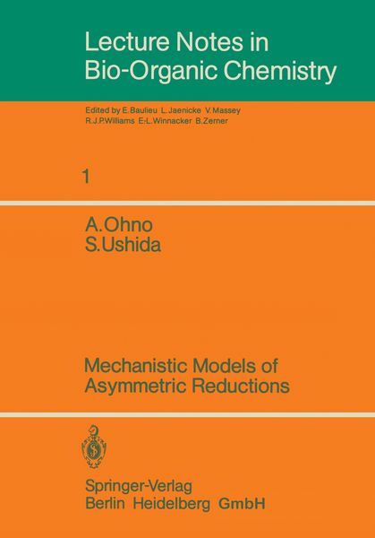 Produktbild: Mechanistic Models of Asymmetric Reductions