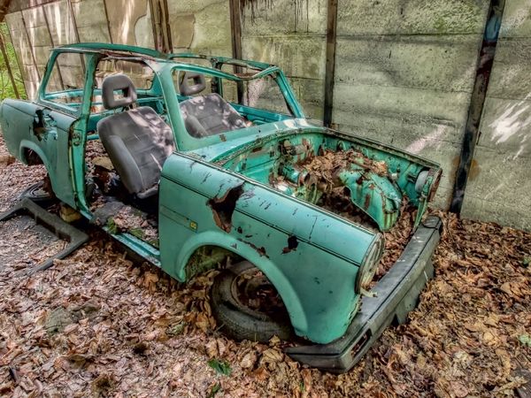 Produktbild: CALVENDO Puzzle Rostlaube - Trabant | 1000 Teile Lege-Gr&ouml;&szlig;e 64x48cm Foto-Puzzle f&uuml;r gl&uuml;ckliche Stunden