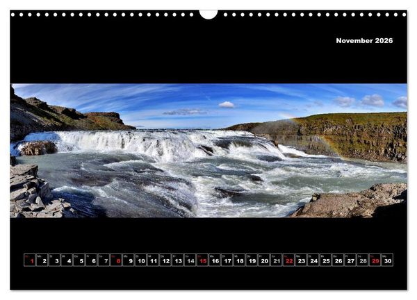 Produktbild: Island 2026 Landschaftspanoramen (Wandkalender 2026 DIN A3 quer), CALVENDO Monatskalender