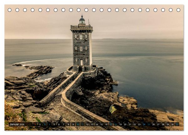 Produktbild: Bretagne zum Verlieben (Tischkalender 2026 DIN A5 quer), CALVENDO Monatskalender
