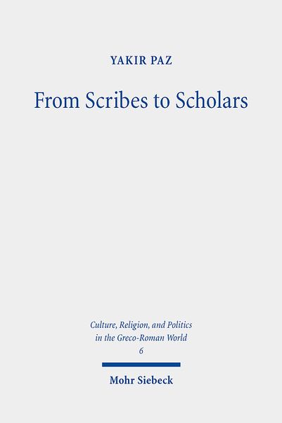 Produktbild: From Scribes to Scholars