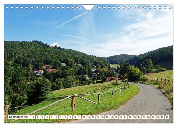 Produktbild: Viele Wege - ein Ziel Wandern im Odenwald (Wandkalender 2026 DIN A4 quer), CALVENDO Monatskalender