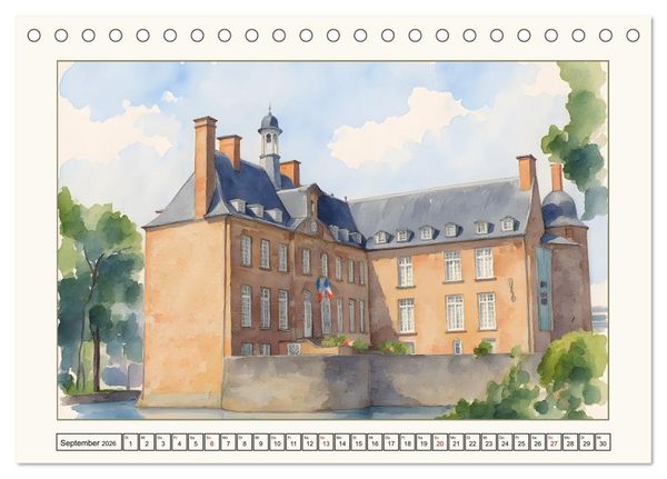 Produktbild: Reise durch die Normandie (Tischkalender 2026 DIN A5 quer), CALVENDO Monatskalender
