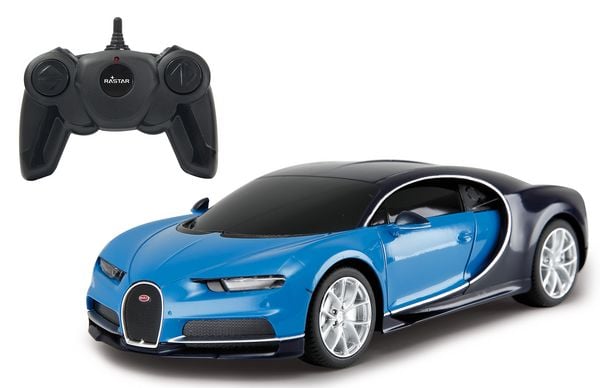 Produktbild: Jamara Bugatti Chiron 1:24 blau 40MHz