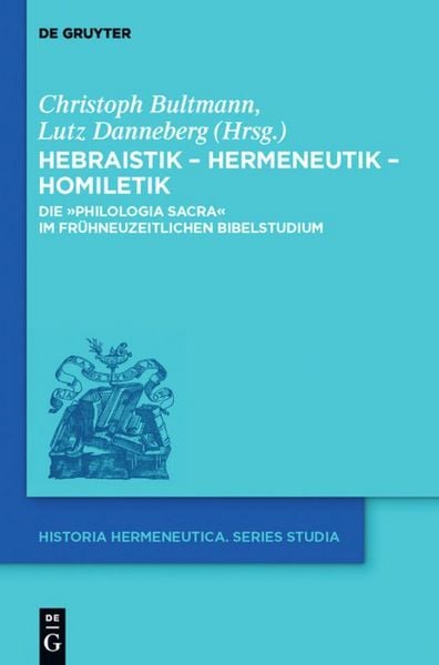 Produktbild: Hebraistik &ndash; Hermeneutik &ndash; Homiletik