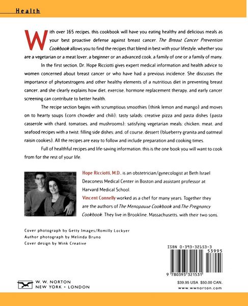 Produktbild: Breast Cancer Prevention Cookbook