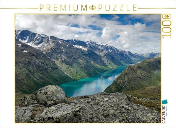 Produktbild: CALVENDO Puzzle Gjende-See | 1000 Teile Lege-Gr&ouml;&szlig;e 64x48cm Foto-Puzzle f&uuml;r gl&uuml;ckliche Stunden