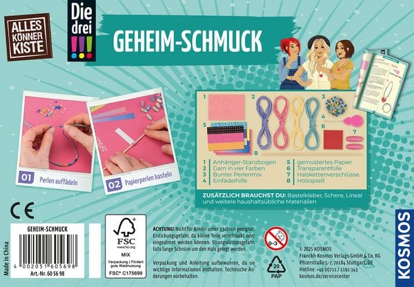 Produktbild: Die drei !!! Geheimschmuck