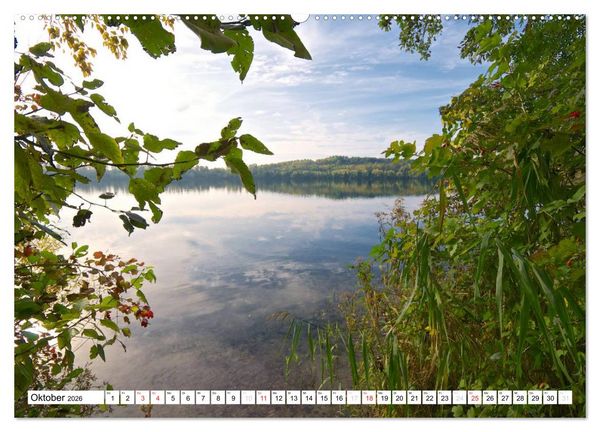 Produktbild: B&auml;che, Fl&uuml;sse, Seen - Wasser in der Eifel (Wandkalender 2026 DIN A2 quer), CALVENDO Monatskalender