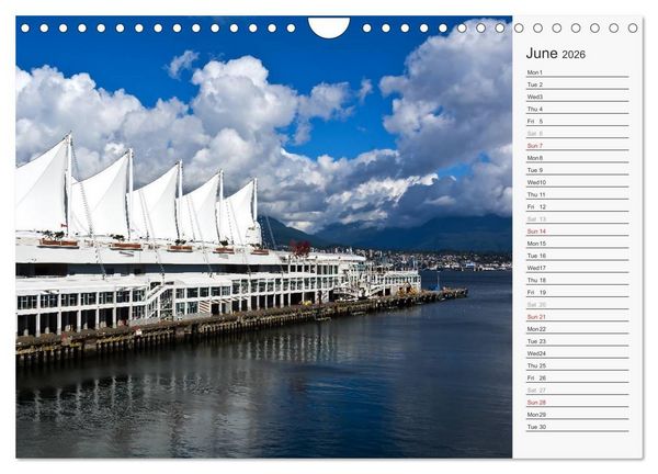 Produktbild: Vancouver Perspectives (Wall Calendar 2026 DIN A4 landscape), CALVENDO 12 Month Wall Calendar