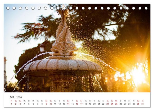 Produktbild: Madrid - Spaniens bezaubernde Hauptstadt. (Tischkalender 2026 DIN A5 quer), CALVENDO Monatskalender