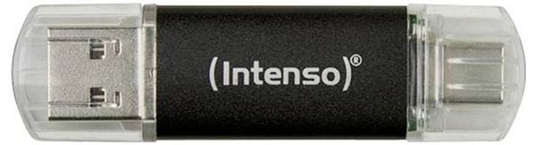 Produktbild: Intenso Twist Line USB-Stick Retail 256 GB Anthrazit 3539492 USB-C&reg; (USB 3.2 Gen 1), USB-A (USB 3.2 Gen 1)
