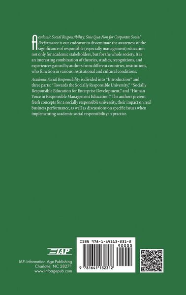 Produktbild: Academic Social Responsibility