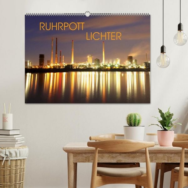 Produktbild: RUHRPOTT LICHTER (Wandkalender 2026 DIN A2 quer), CALVENDO Monatskalender