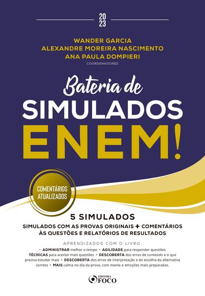 Produktbild: Bateria de simulados para o ENEM - 1&ordf; Ed - 2023