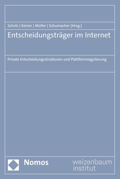 Produktbild: Entscheidungstr&auml;ger im Internet