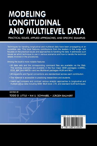 Produktbild: Modeling Longitudinal and Multilevel Data