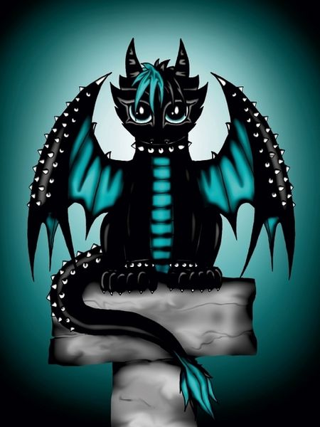 Produktbild: CALVENDO Puzzle Gothic Drache | 1000 Teile Lege-Gr&ouml;&szlig;e 64x48cm Foto-Puzzle f&uuml;r gl&uuml;ckliche Stunden