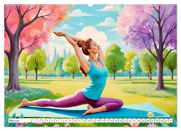 Produktbild: Mentale Gesundheit (Wandkalender 2026 DIN A2 quer), CALVENDO Monatskalender