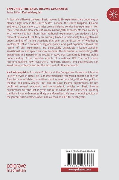 Produktbild: A Critical Analysis of Basic Income Experiments for Researchers, Policymakers, and Citizens