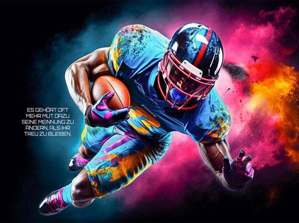 Produktbild: CALVENDO Puzzle Ein Motiv aus dem Kalender American Football und Motivation | 2000 Teile Lege-Gr&ouml;&szlig;e 90x67cm Foto-Puzzle f&uuml;r gl&uuml;ckliche Stunden