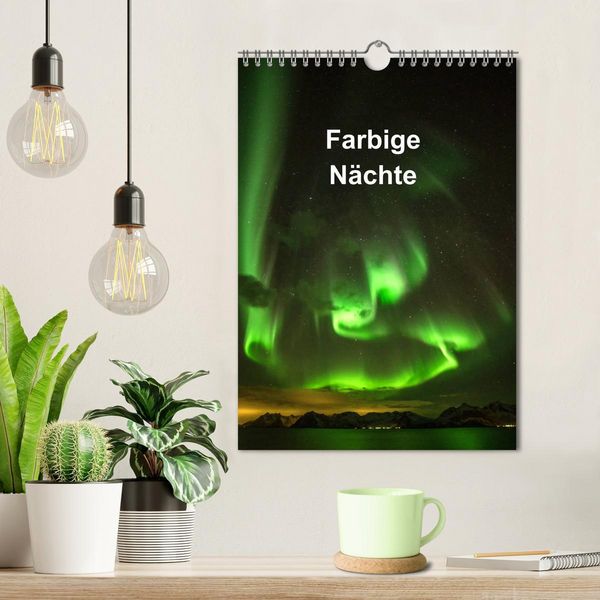 Produktbild: Farbige N&auml;chte (Wandkalender 2026 DIN A4 hoch), CALVENDO Monatskalender