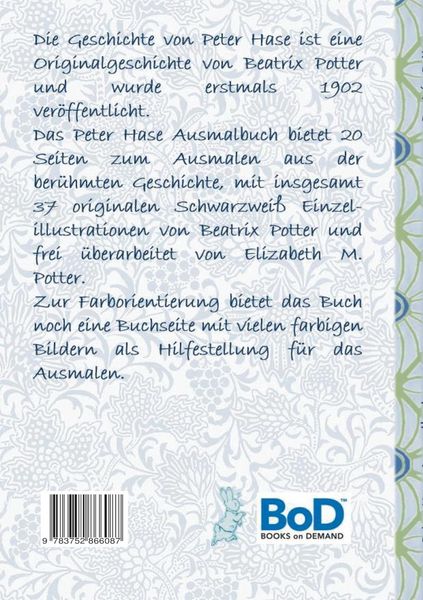 Produktbild: Peter Hase Ausmalbuch