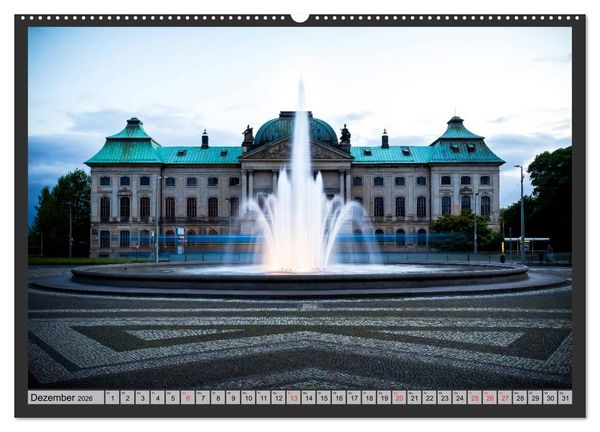 Produktbild: Burgen und Schl&ouml;sser um Dresden (Wandkalender 2026 DIN A2 quer), CALVENDO Monatskalender