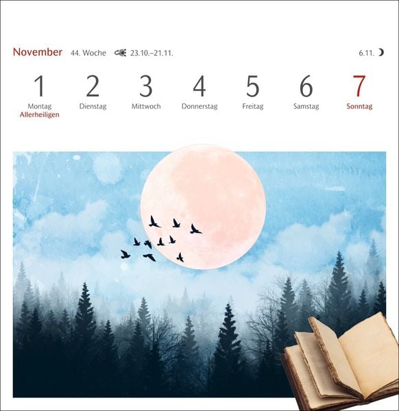 Produktbild: Welches Buch bin ich? Premium-Postkartenkalender 2027 - Literarischer R&auml;tselkalender