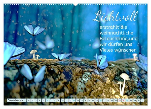 Produktbild: Der Spruchkalender - Inspirationen (hochwertiger Premium Wandkalender 2026 DIN A2 quer), Kunstdruck in Hochglanz